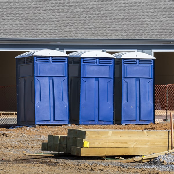 what is the maximum capacity for a single porta potty in Texas MI